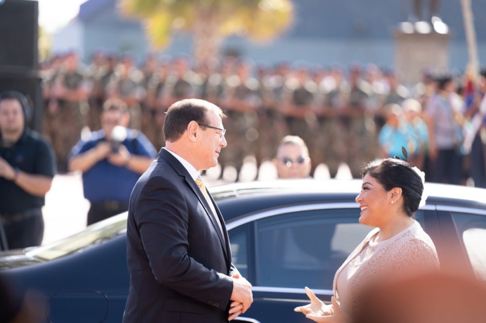 Ceremonia di Acto Protocolar Dia di Himno y Bandera a duna honor y realse na nos Pais