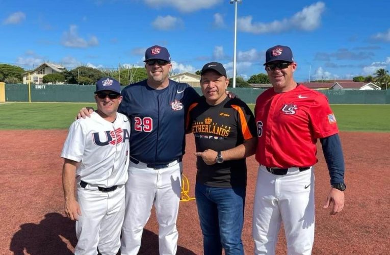 MINISTER ENDY CROES A BISHITA USA BASEBALL COACHING CLINIC 2022.