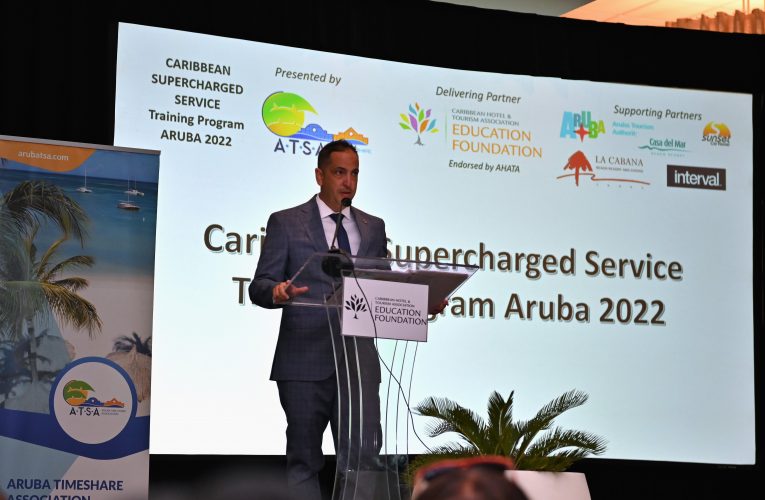 Minister Dangui Oduber: MAS DI 300 PERSONA A ATENDE E SEMINARIO DI “ATSA CARIBBEAN SUPERCHARGED SERVICE TRANING PROGRAM” 2022