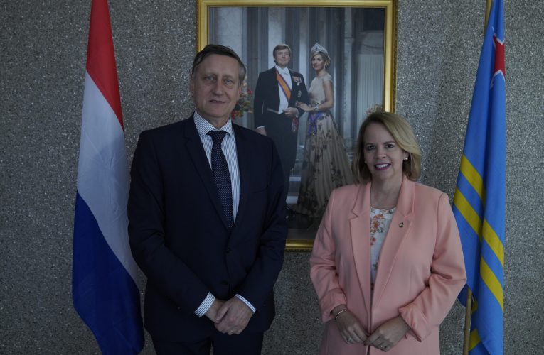 Prome Minister Evelyn Wever-Croes: PROME MINISTER A REUNI CU EMBAHADOR DI ALEMANIA SEÑOR DR. CYRILL JEAN NUNN