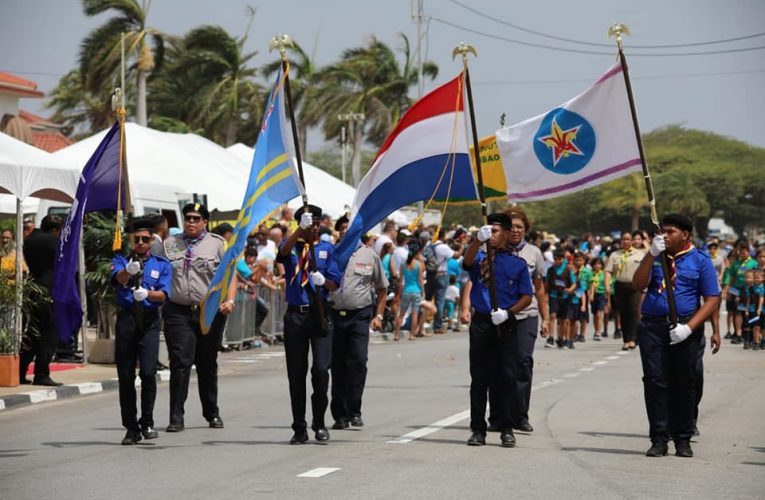 Informacion relaciona cu desfile riba dia 18 di maart Dia di Himno y Bandera 2023