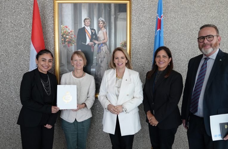 Prome Minister Evelyn Wever-Croes: PROME MINISTER A REUNI CU E ORGANISACION UNHCR DI NACIONNAN UNI