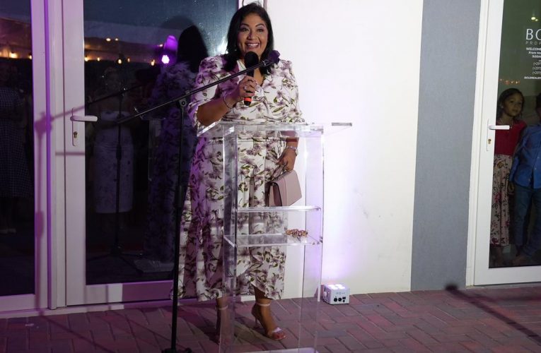 Minister Xiomara Maduro tabata presente na e prome aniversario y apertura oficial di Bold Properties