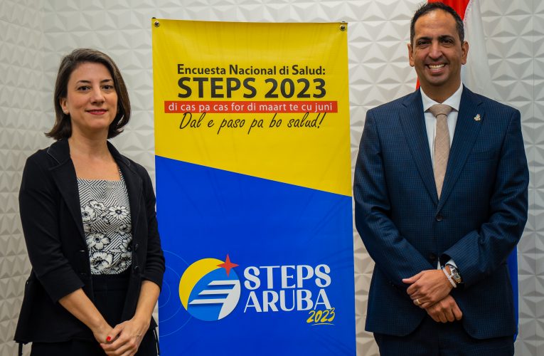 Minister Dangui Oduber: E ENCUESTA NACIONAL DI SALUD STEPS 2023 A INICIA DIASABRA