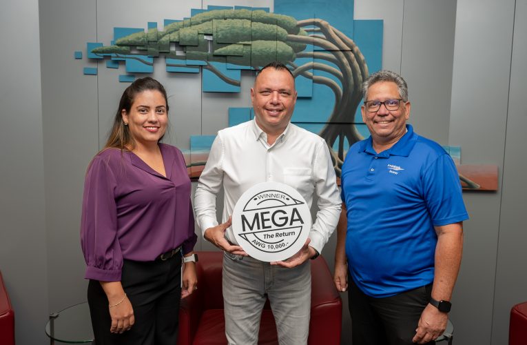 Aruba Bank ta anuncia ganadornan di Mega The Return