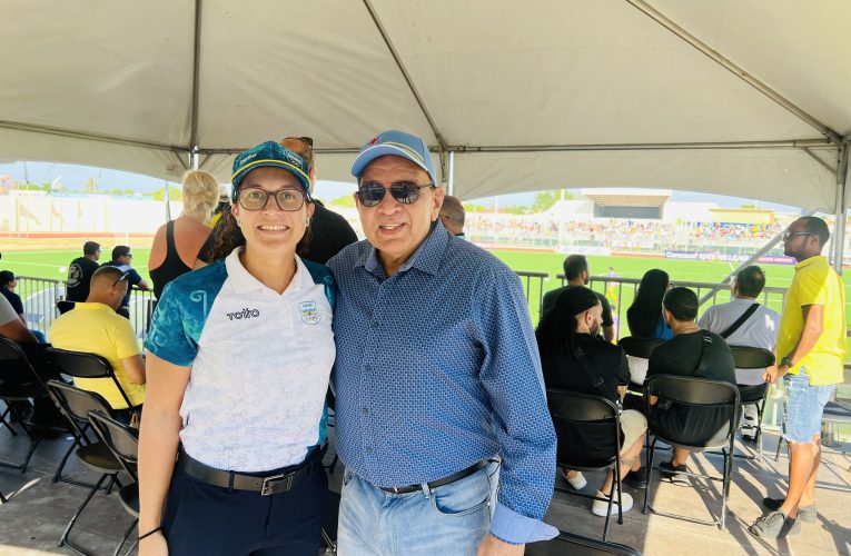 Minister Endy Croes: PUEBLO DI ARUBA A BAHA MASALMENTE PA APOYA NOS SELECCION MASCULINO CU TA GANA US VIRGIN ISLANDS 3-1 RIBA E VELD DI FUTBOL NOBO