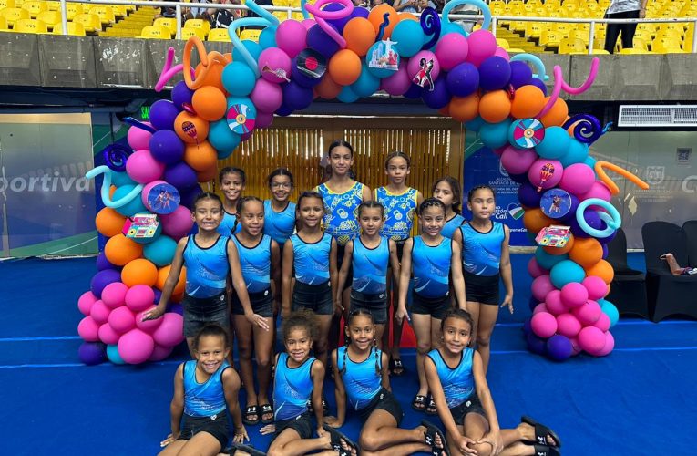 Gihae Gymnastics Club ta sali pa Cali, Colombia pa Participa den Sudamericano di Gimnasia Artistica