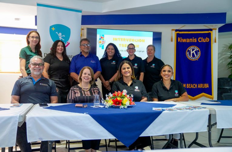 Prome Minister Evelyn Wever-Croes: Bureau Multidisciplinair Centrum y Departamento Di Mucha Y Hoben, cu colaboracion di Kiwanis