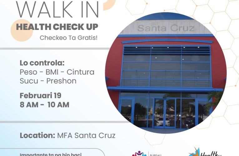 🌿 Healthy Lifestyle Center ta invitabo pa un Health Check Up completo den luna di Februari! 🌟