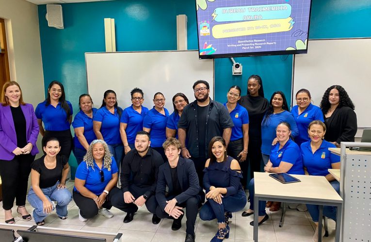 Bureau Traimerdia Aruba (BTM) a habri su porta nan pa Universidad di Aruba  Facultad di Organization Government Management (OGM) a haci un estudio riba e servicio “Client Satisfaction” cu BTM ta ofrece.