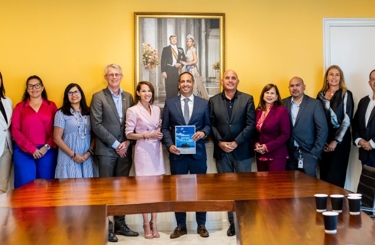 A.T.A. cu entrega oficial di Rapport Anual 2023 na Minister di Turismo