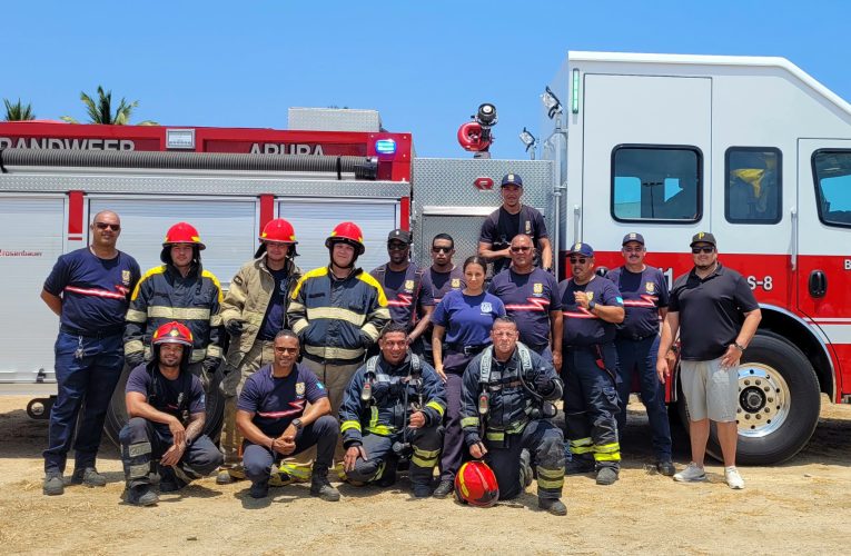 Cuerpo di Bombero Aruba tambe tawata presente na e Open Dag di Marinierskazerne  Savaneta