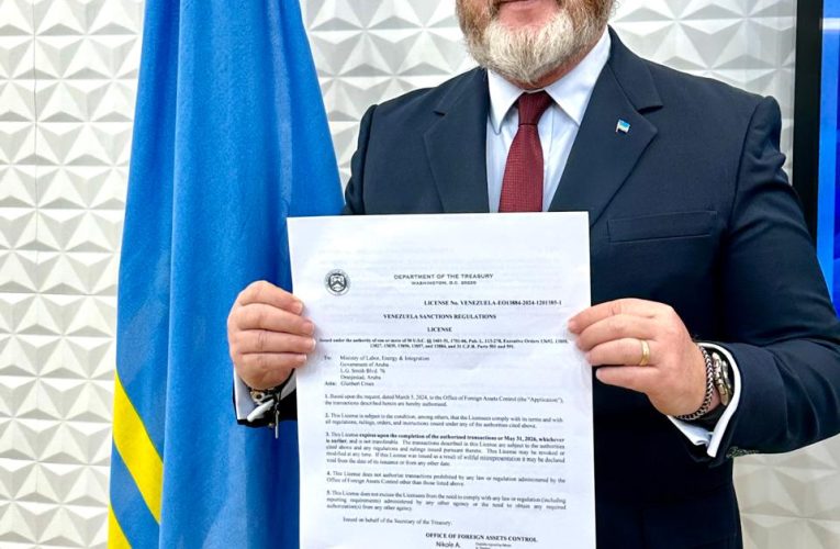 Minister Glenbert Croes a anuncia: GOBIERNO DI ARUBA A HAYA LICENCIA FOR DI OFAC PA CUMPRA HFO MAS BARATA