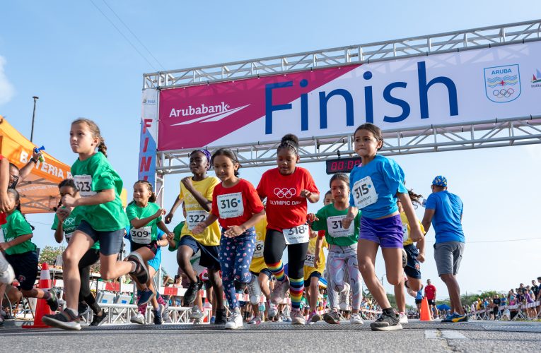 Aruba Bank ta invita comunidad pa forma parti di e IBISA Kids Run & Olympic Day Celebration 2024