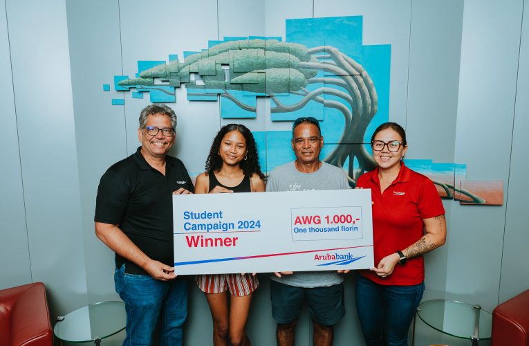 Aruba Bank ta anuncia ganadornan di su campaña di Cuenta di Studiante