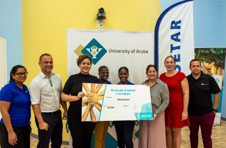 SETAR ta orguyoso di contribui na e Student Development Fund di Universidad di Aruba