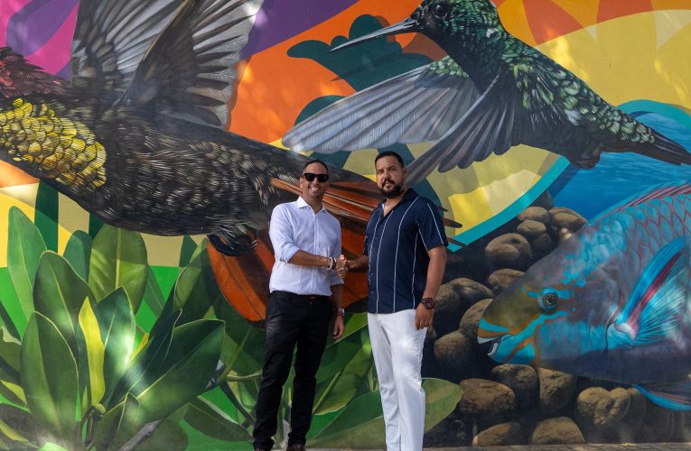 Minister Dangui Oduber : MINISTER DI TURISMO TA ANUNCIA CU E PROYECTO DI ARUBA MURAL FESTIVAL HUNTO CU FUNDACION ARTISA Y TPEF TA FORMA PARTI DI ART WEEK.