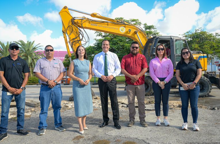 Minister Geoffrey Wever : ‘Ground-breaking’ proyecto Revitalisacion di Oranjestad Fase 3 a inicia den area di Lagoen