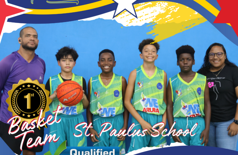 “St Dominicus College y St. Paulus School lo representa Aruba den Weganan Interinsular 2025 den Basketball B Mucha Homber”