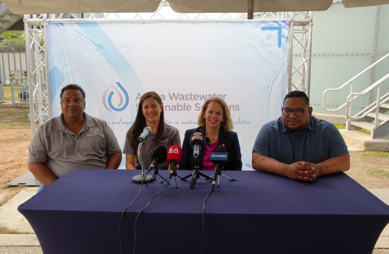 Prome Minister Evelyn Wever-Croes: PLANTA SEWAGE TREATMENT PLAN (STP) NA PARKIETENBOS A WORDO RENOBA Y TA REANUDA OPERACION