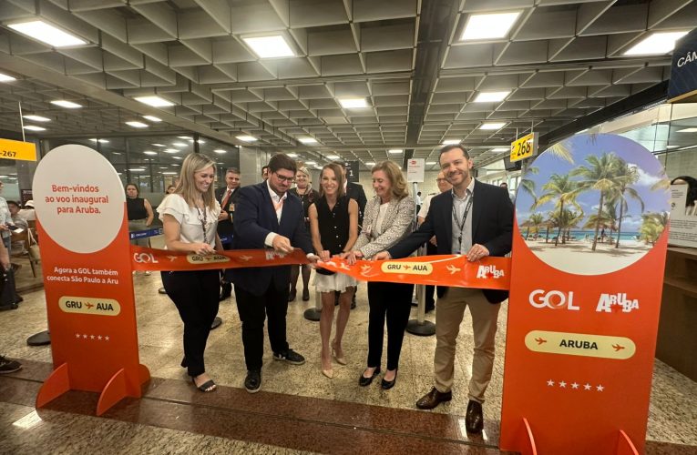 Aruba y Brasil conecta:  Cu evento inaugural di GOL Airlines for di aeropuerto São Paulo-Guarulhos (GRU)‘Un logro significativo pa tur dos destinacion’